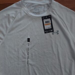 Under Armour Men's White Long Sleeve Tee